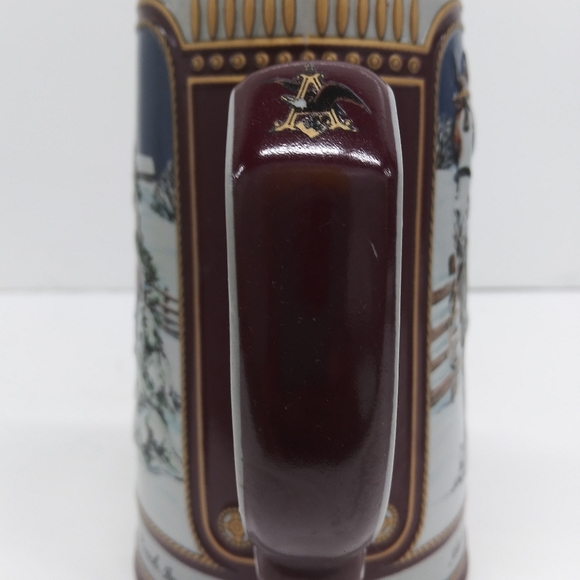 Budweiser 1989 Holiday Beer Stein - Picture 4 of 6
